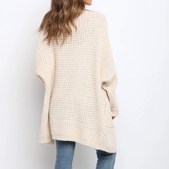 LEYONIE CARDIGAN - CREAM - Picture 6 of 9